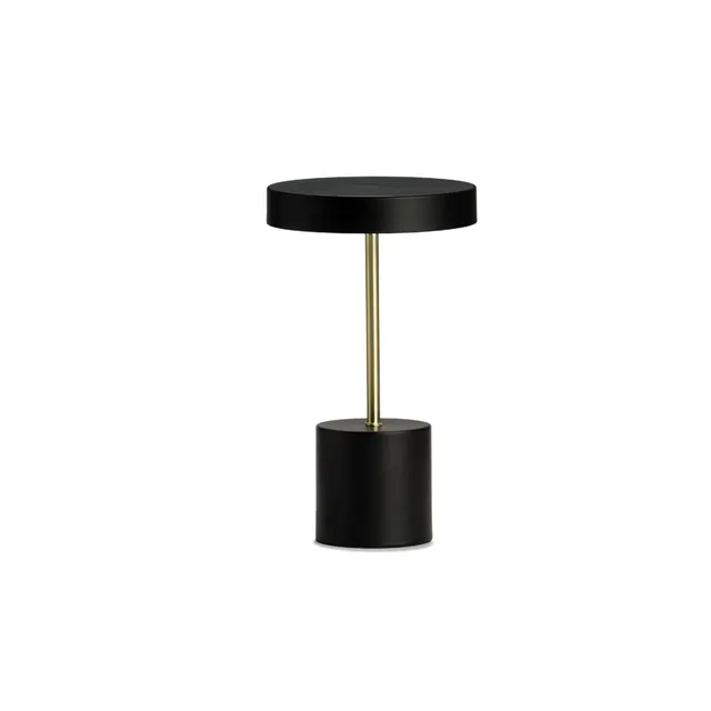 andrea-house-tischlampe-metall-schwarz-industrial image 1