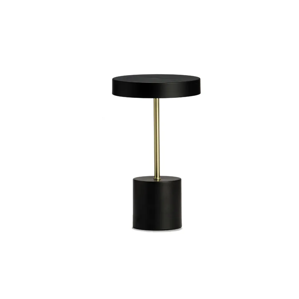 andrea-house-tischlampe-metall-schwarz-industrial image 1