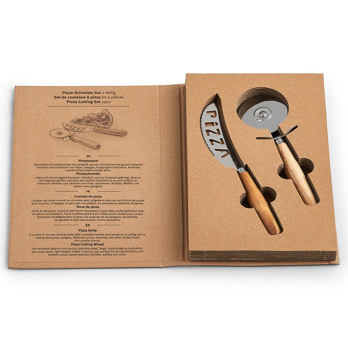 zeller-present-pizza-schneide-set-2-tlg-akazie-edelstahl image 7