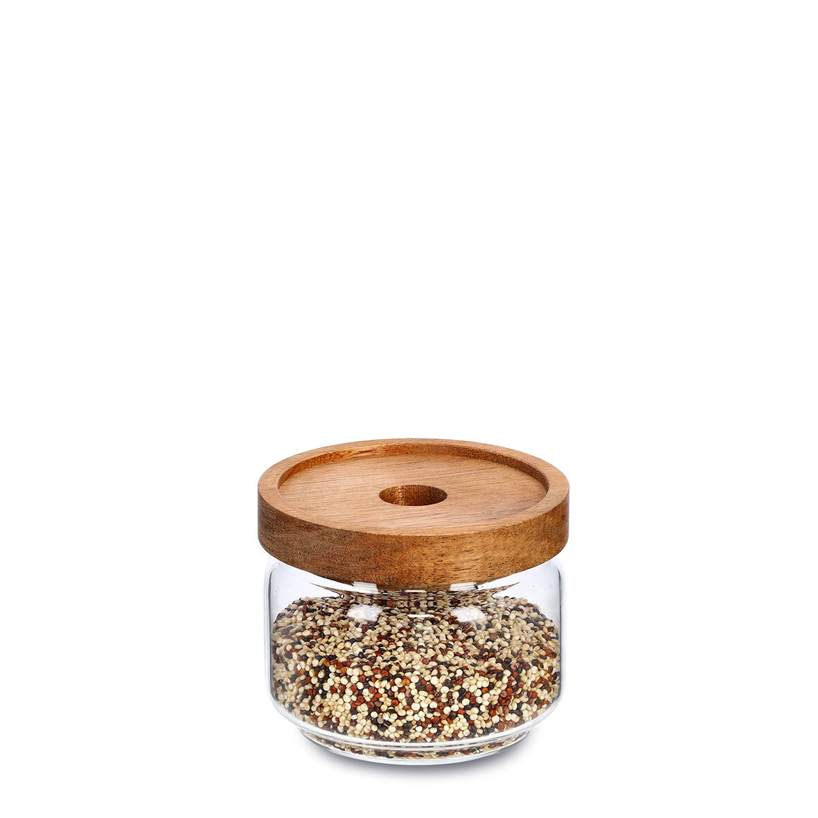 zeller-present-vorratsglas-akaziendeckel-260-ml-borosilikat image 3