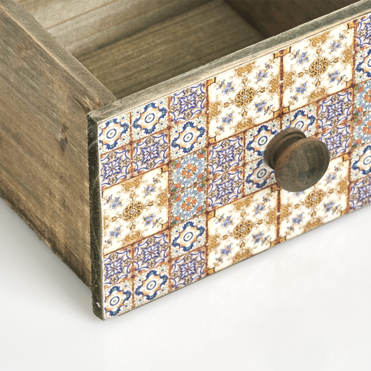 zeller-present-mosaik-schubladenbox-holz-orientalisch-kleinartikel image 3