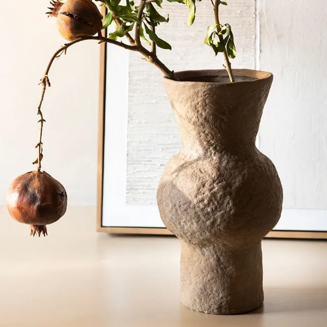 andrea-house-lira-vase-steingut-braun-31-cm image 1