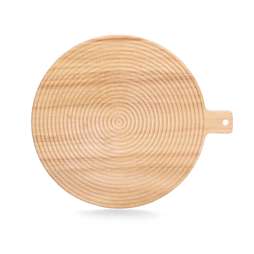 zeller-present-k-che-schneidebrett-stripes-gummibaum-mit-griff image 3