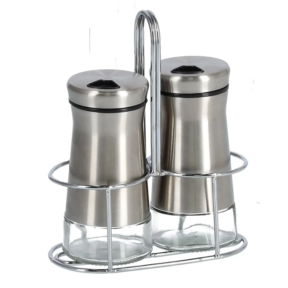 zeller-present-k-che-salz-pfefferstreuer-set-3-tlg-glas image 1
