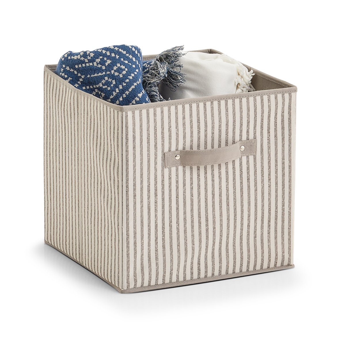 zeller-present-home-stripes-aufbewahrungsbox-vlies-beige image 3