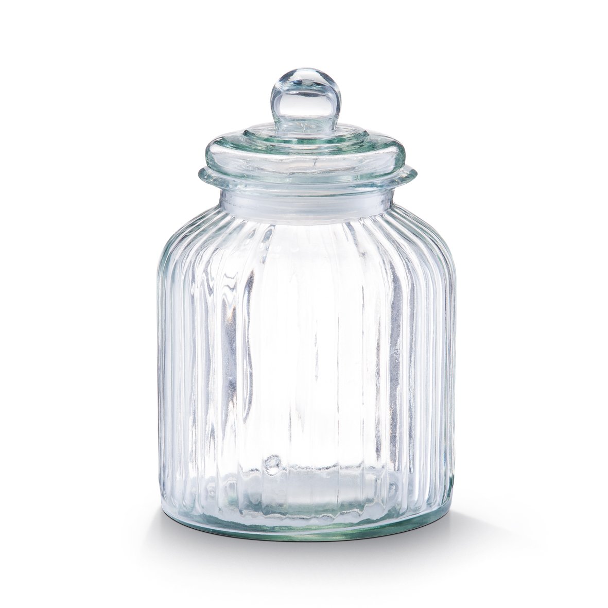 zeller-k-che-vorratsglas-nostalgie-3800-ml-mit-silikondeckel image 1