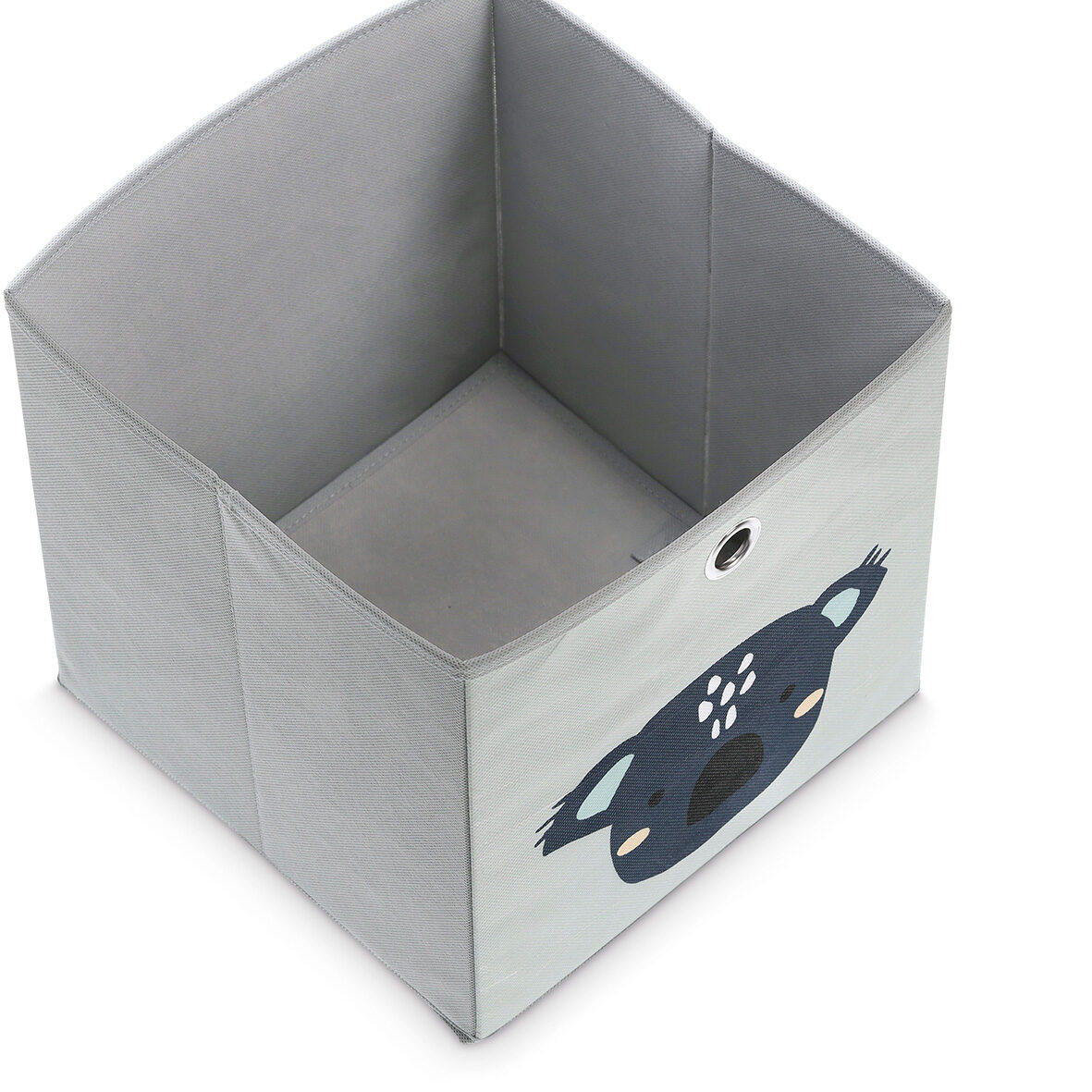 zeller-present-home-living-aufbewahrungsbox-koala-vlies-grau image 4