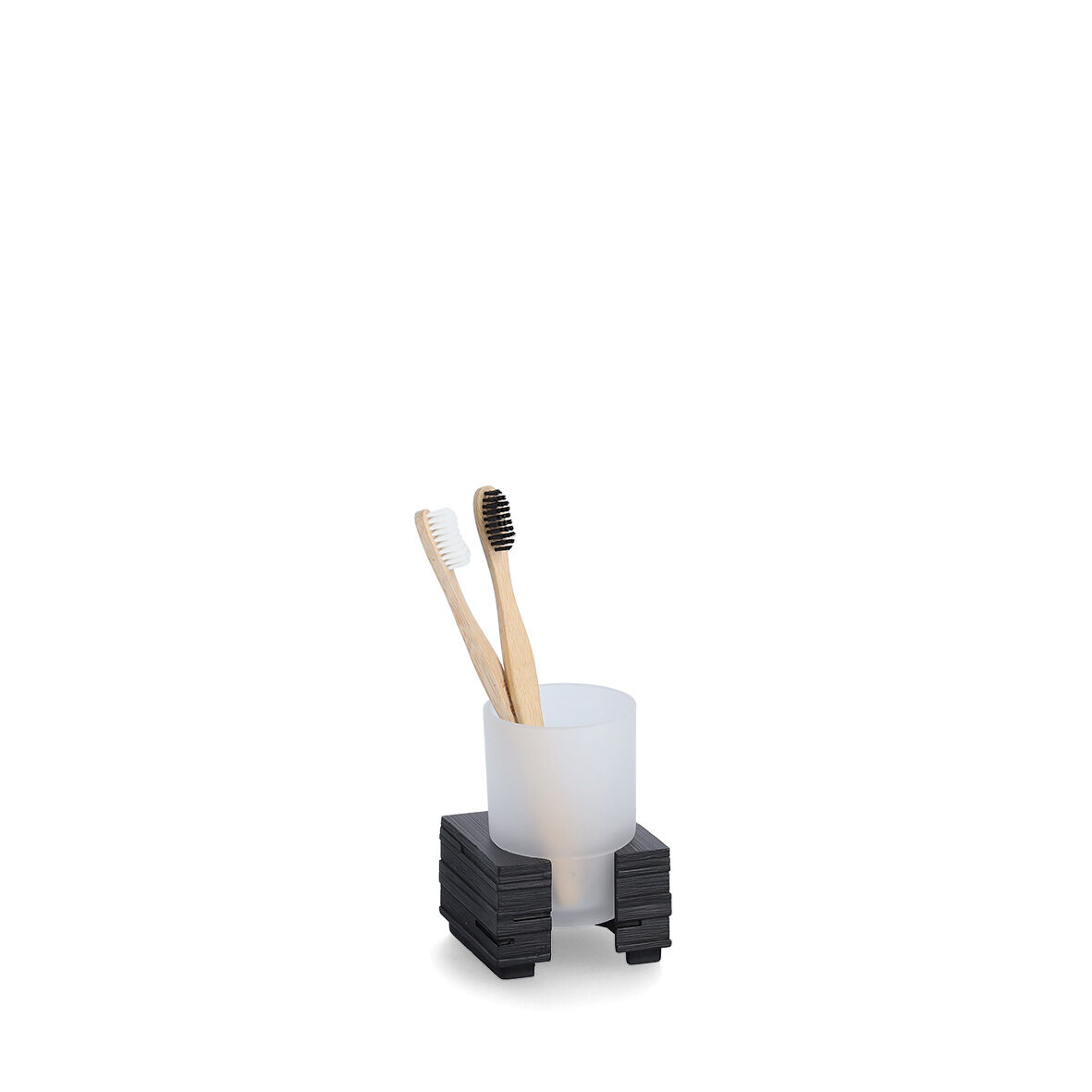 zeller-bad-zahnputzbecher-schiefer-polyresin-schwarz image 3