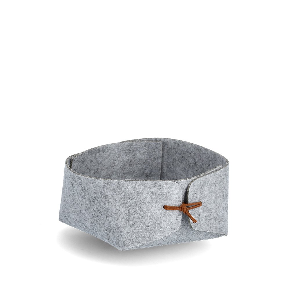zeller-present-home-living-filzbox-aufbewahrungskorb-hellgrau image 1