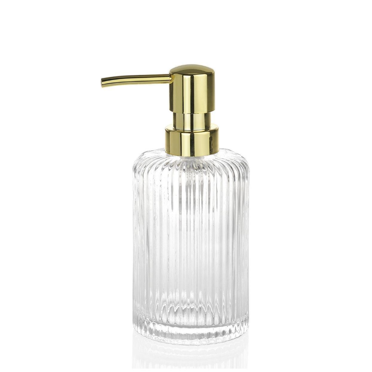 andrea-house-seifenspender-glas-gold-klassisch-bad image 1