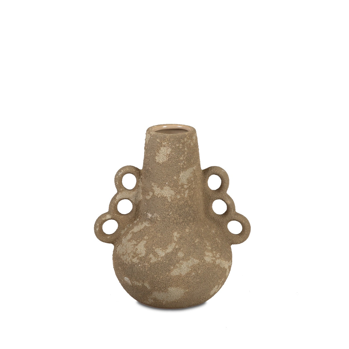 andrea-house-atacama-vase-keramik-braun-19-cm image 2