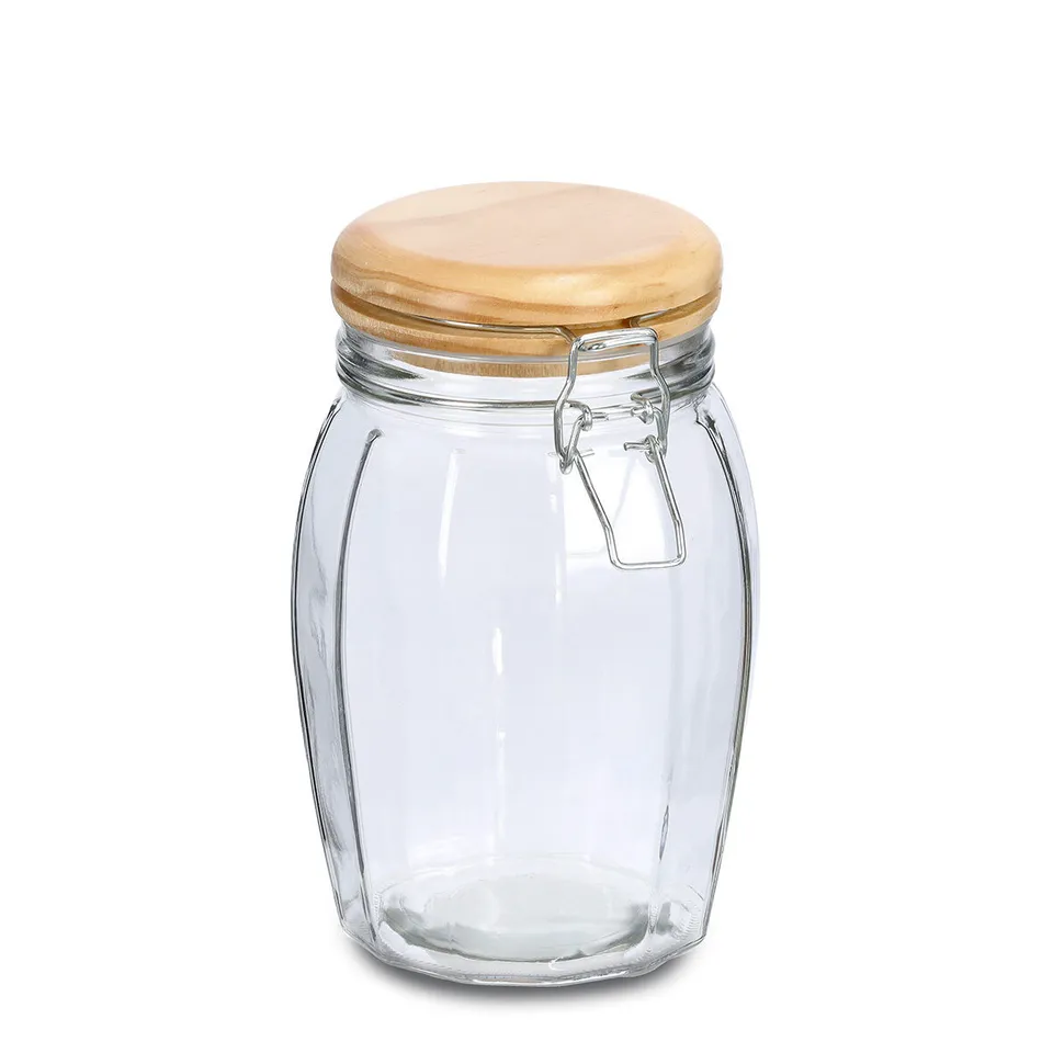 zeller-present-k-che-vorratsglas-mit-b-gelverschluss-1200-ml-kiefer image 1