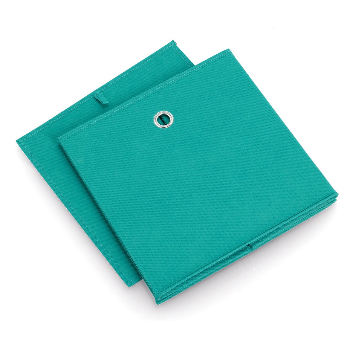 zeller-present-aufbewahrungsbox-vlies-petrol-faltbar-2 image 2