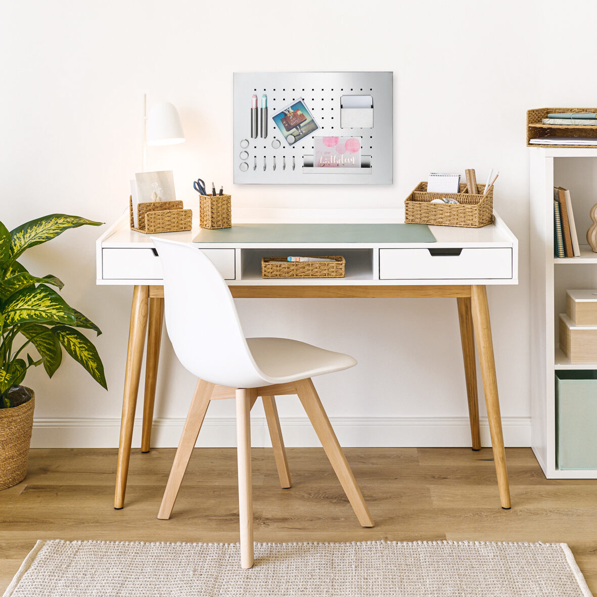 zeller-present-office-memoboard-edelstahl-mit-zubeh-r image 4