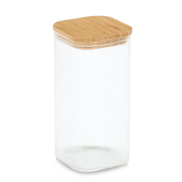 zeller-present-k-che-vorratsglas-bambusdeckel-1500-ml image 1