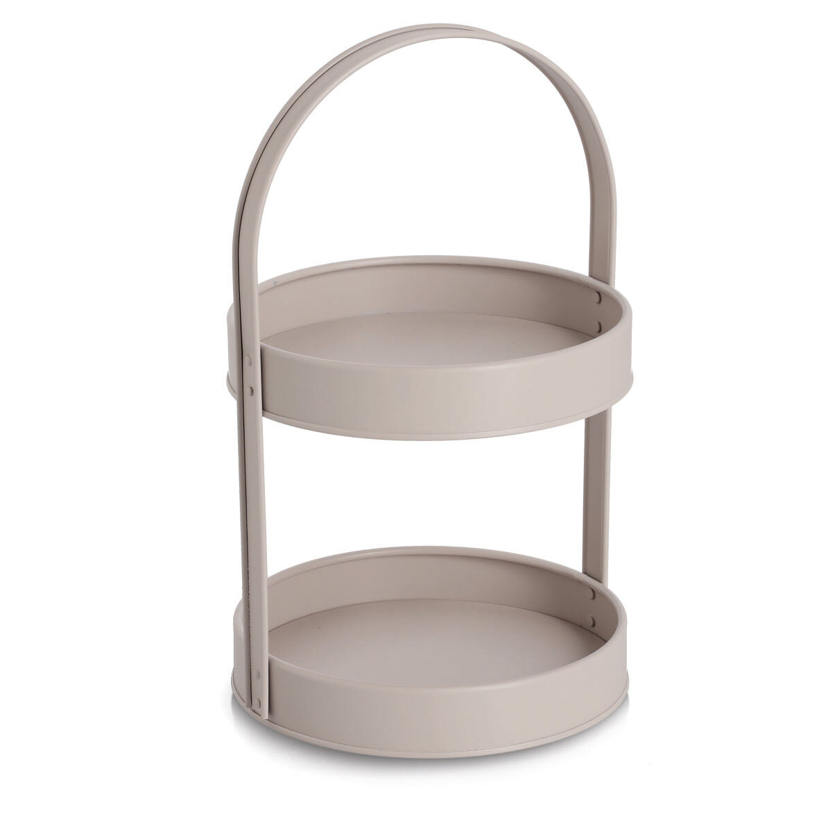 zeller-present-table-etagere-metall-greige image 1