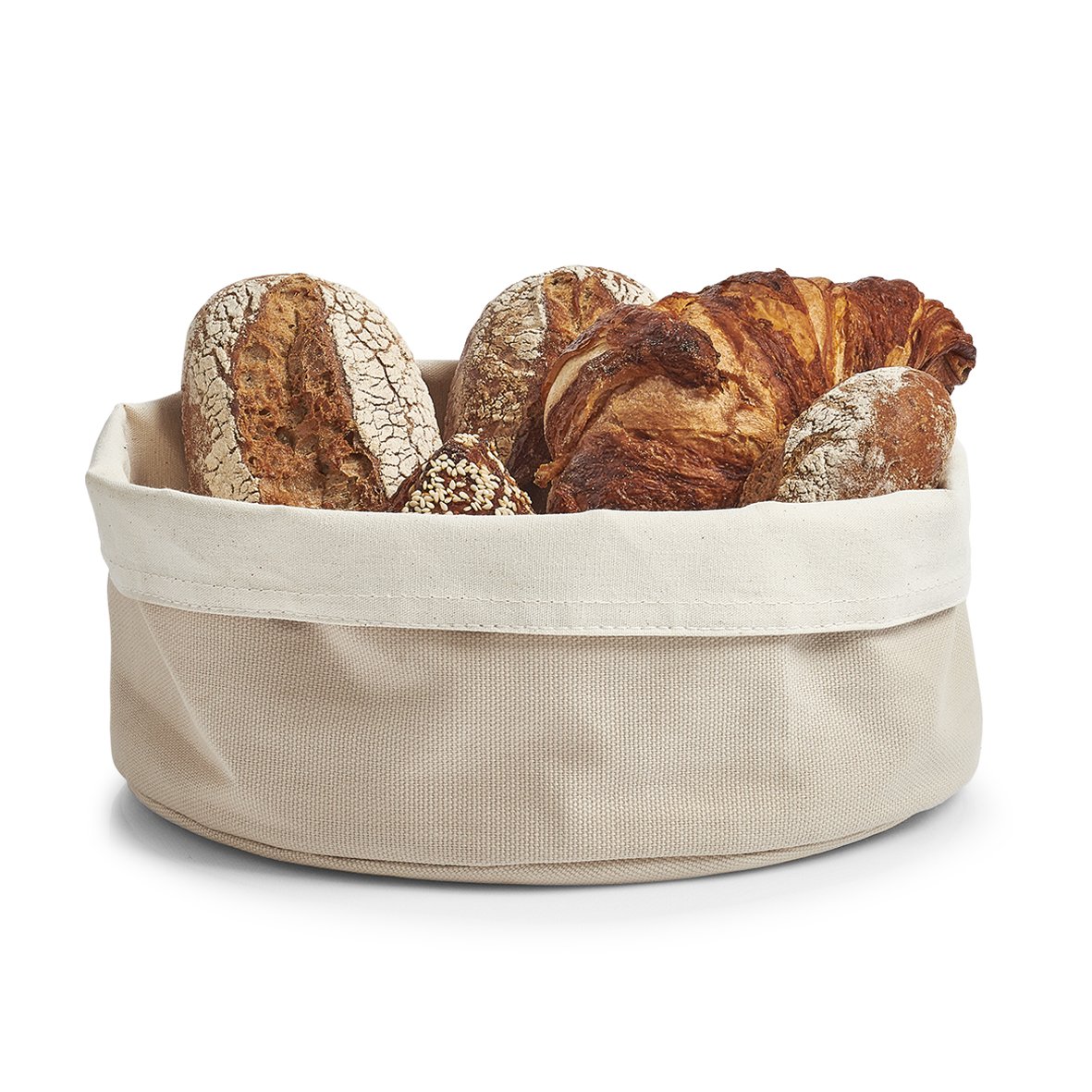 zeller-present-k-che-brotbeutel-baumwolle-creme-waschbar image 2