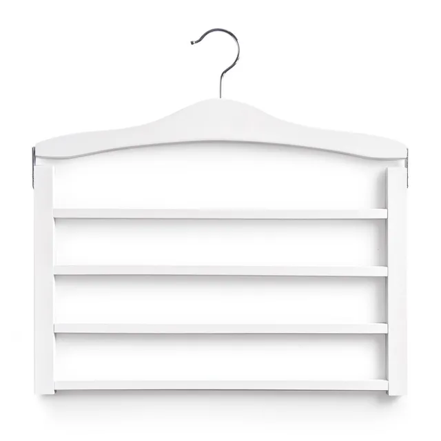 zeller-present-home-living-mehrfach-hosenb-gel-buche-wei-4-stege image 1