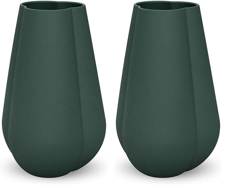 cooee-design-clover-11-cm-vase-keramik-dunkelgr-n image 5