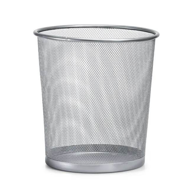 zeller-present-office-papierkorb-mesh-drahtmetall image 1