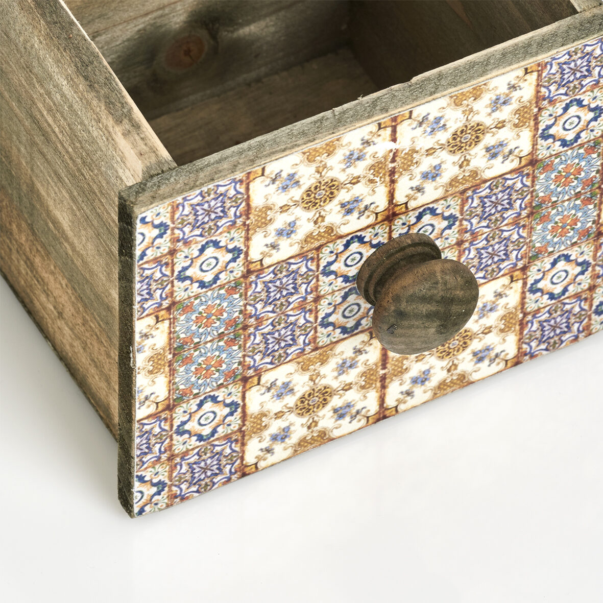 zeller-present-mosaik-schubladenbox-holz-mini image 3
