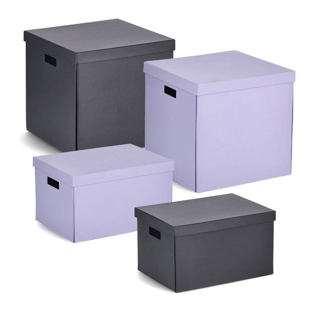 zeller-present-home-aufbewahrungsbox-karton-schwarz-faltbar image 5