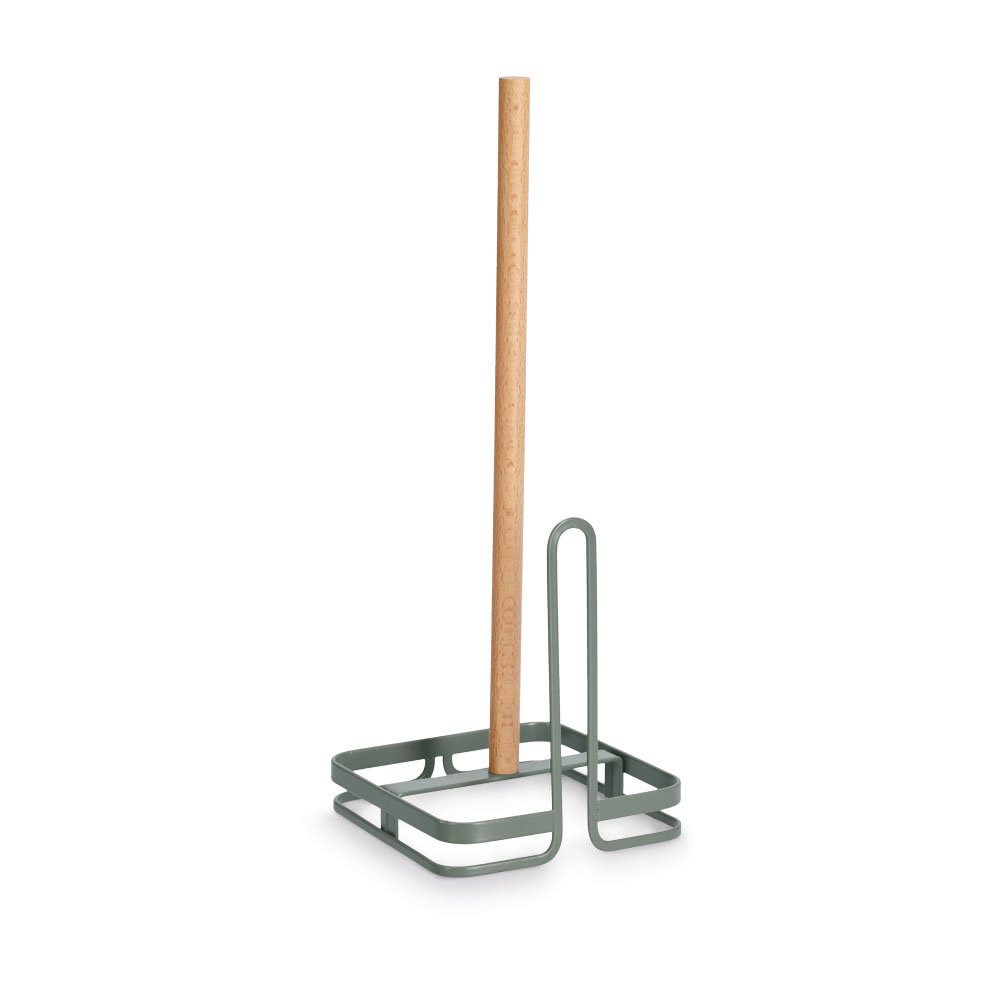 zeller-present-k-che-k-chenrollenhalter-metall-buche-salbei image 1
