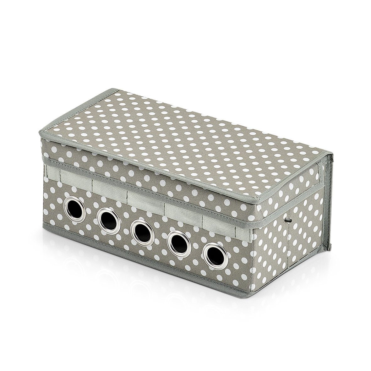 zeller-home-living-geschenkband-box-polyester-f-r-5-rollen image 1