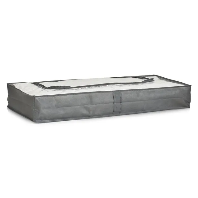 zeller-present-unterbett-aufbewahrungstasche-vlies-grau image 1
