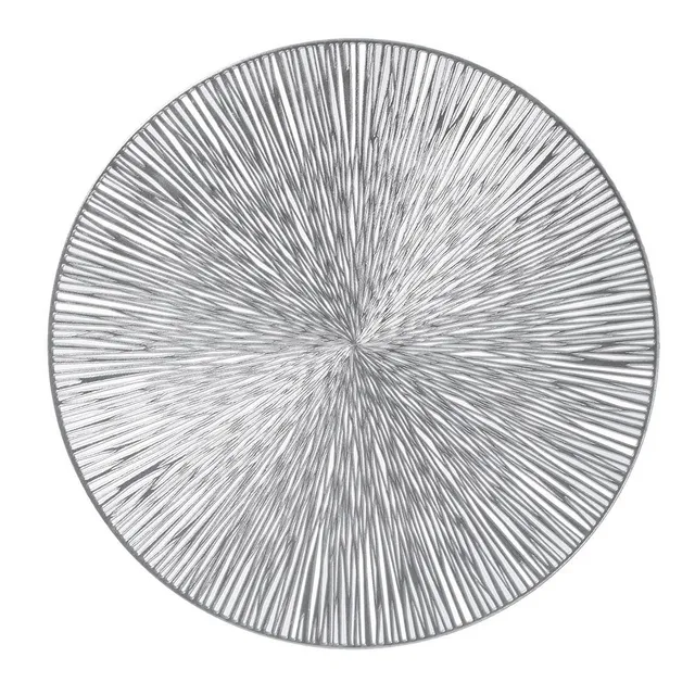 zeller-present-table-platzset-kunststoff-silber-abwischbar image 1