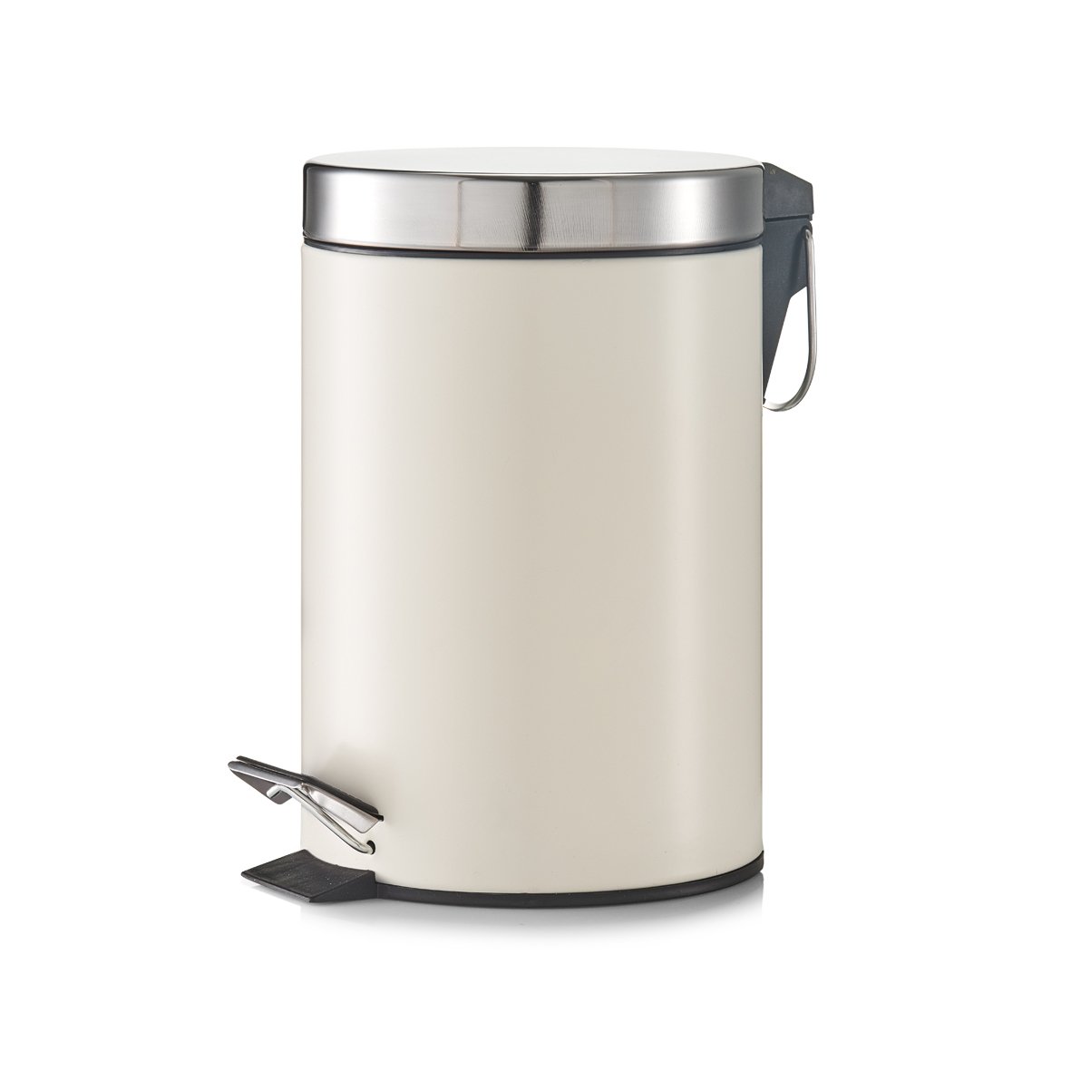 zeller-present-bad-kosmetikeimer-3-liter-metall-edelstahl-pedal image 1