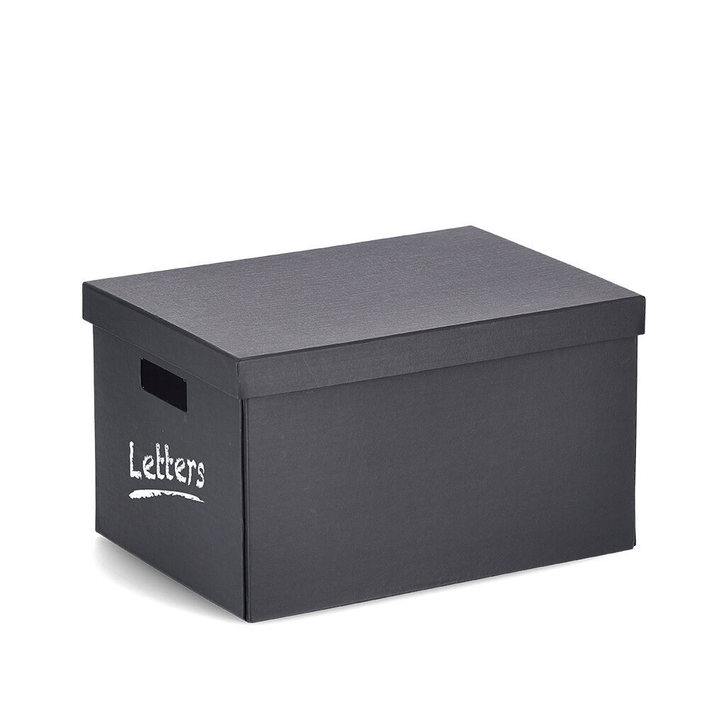 zeller-present-home-living-aufbewahrungsbox-karton-schwarz-recycelt image 4