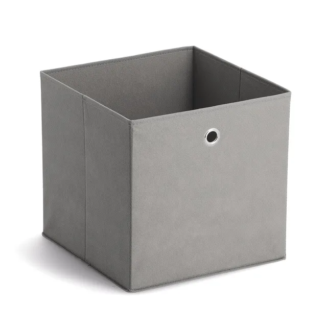 zeller-present-home-living-aufbewahrungsbox-vlies-grau-2 image 1