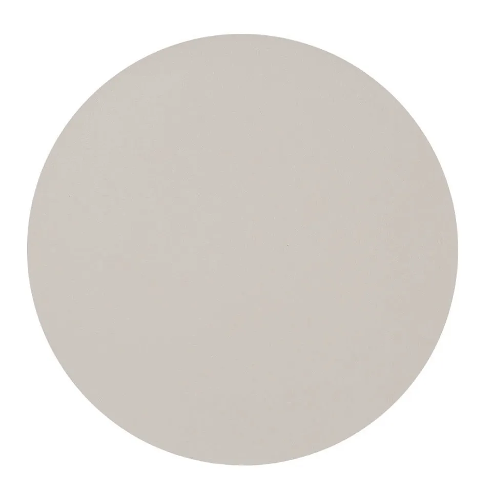 zeller-table-platzset-rund-beige-kunstleder-38-cm image 1