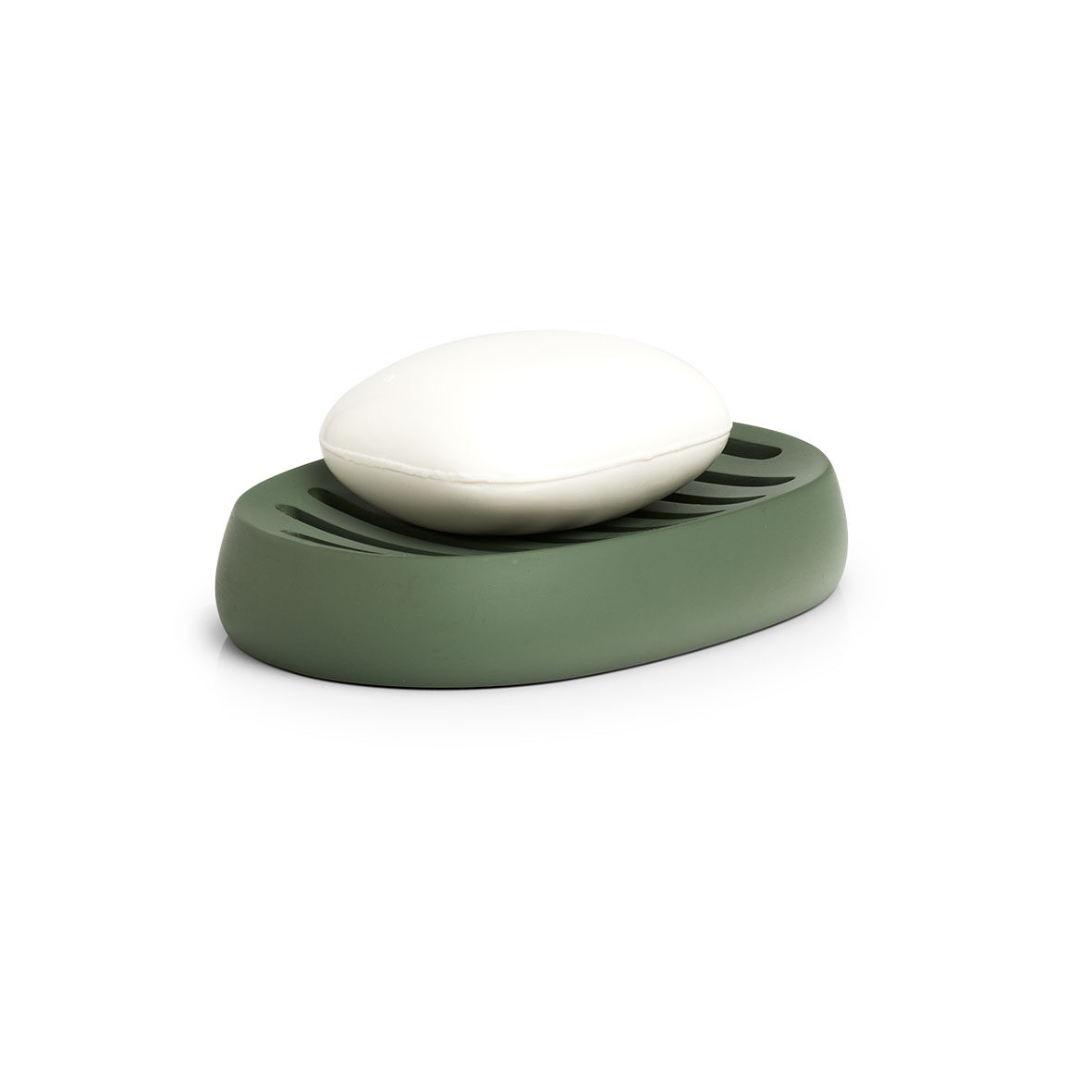 zeller-present-bad-seifenschale-modern-polyresin-salbei image 3
