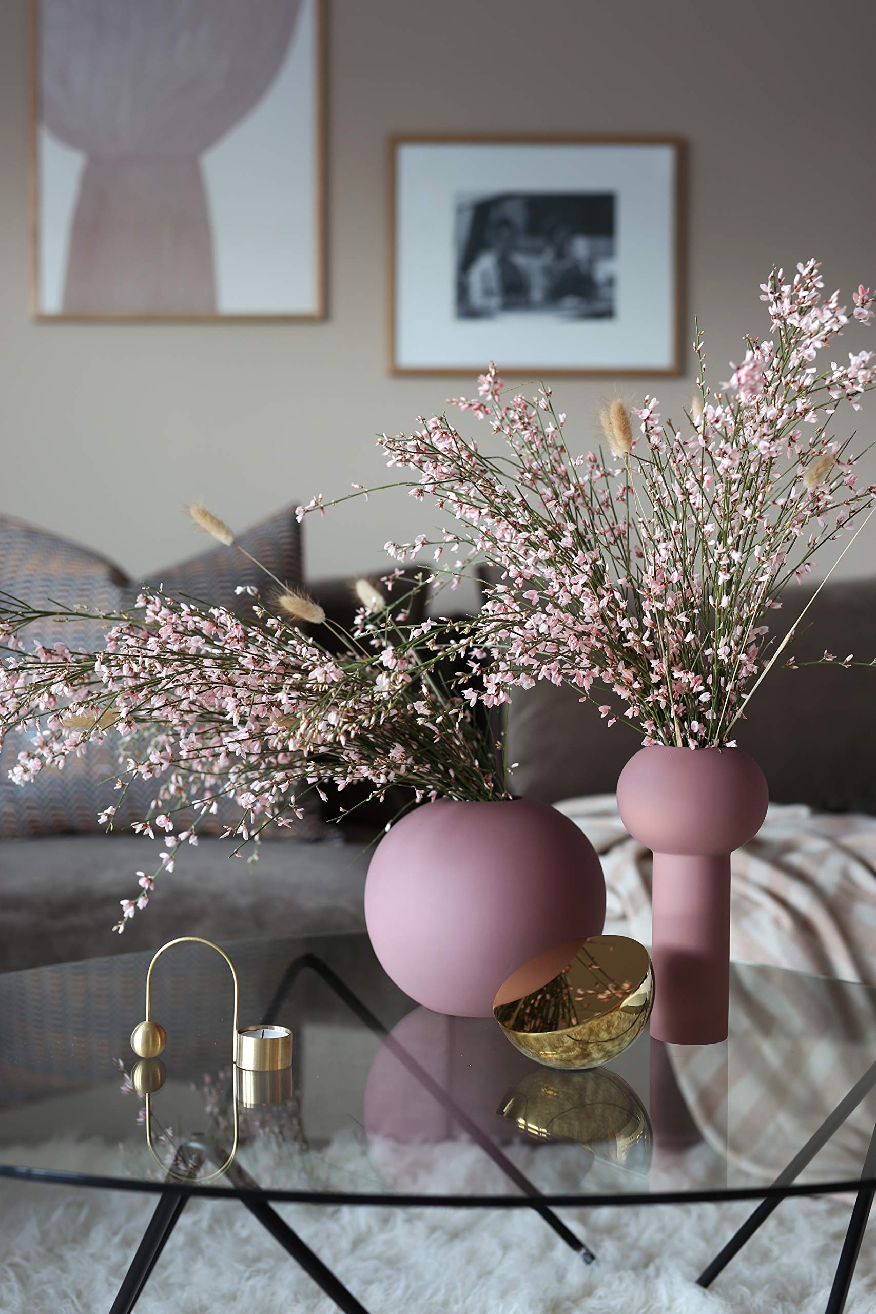 cooee-design-ball-vase-keramikvase-cinder-rose-20-cm image 2