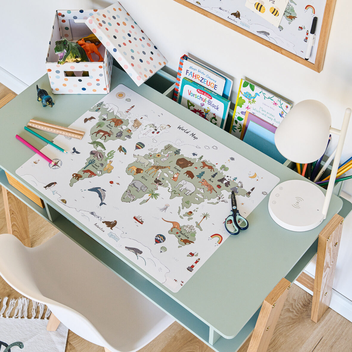 zeller-present-office-schreibtischunterlage-world-kunststoff image 4