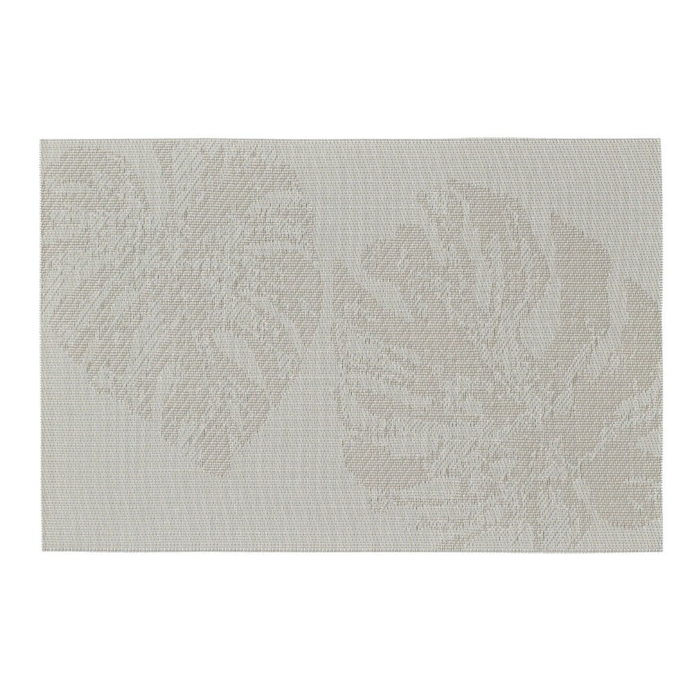 zeller-present-monstera-blatt-platzset-kunststoff-beige image 1