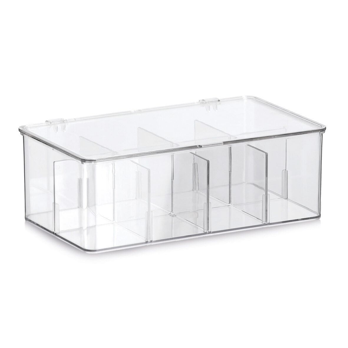 zeller-present-home-organizer-8-f-cher-kunststoff-klar image 1