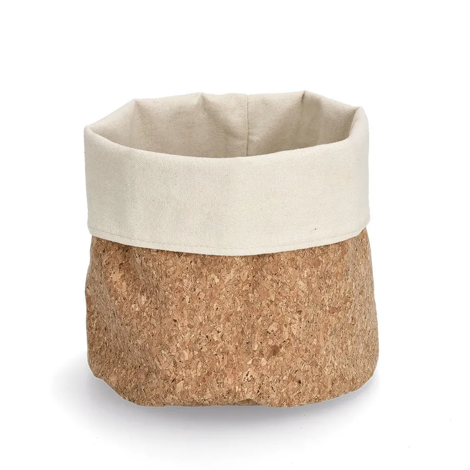 zeller-home-aufbewahrungskorb-kork-baumwolle-ordnungskorb image 1