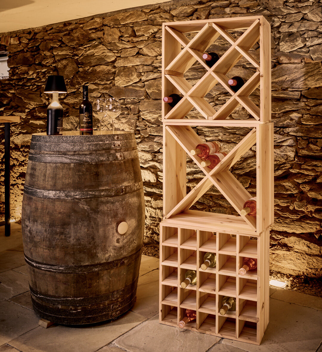 zeller-present-home-weinregal-nadelholz-erweiterbar image 4