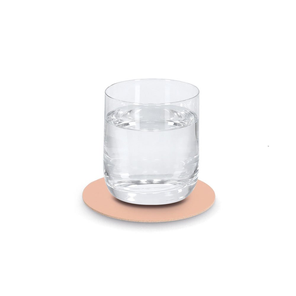 zeller-present-table-glasuntersetzer-4-tlg-ros-kunstleder image 2