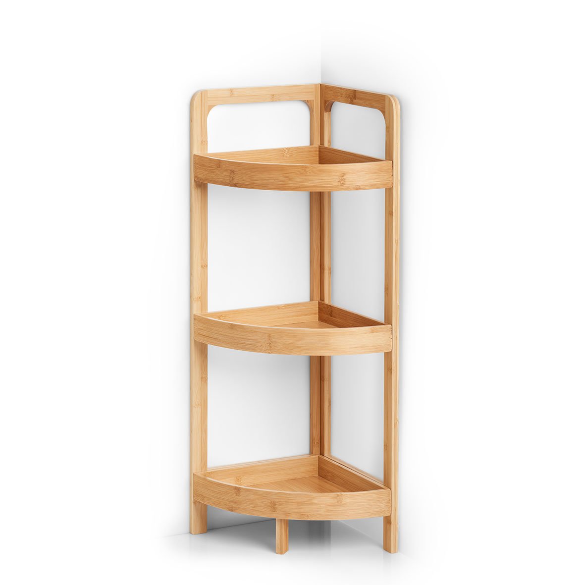 zeller-present-home-eckregal-bambus-3-ebenen image 1