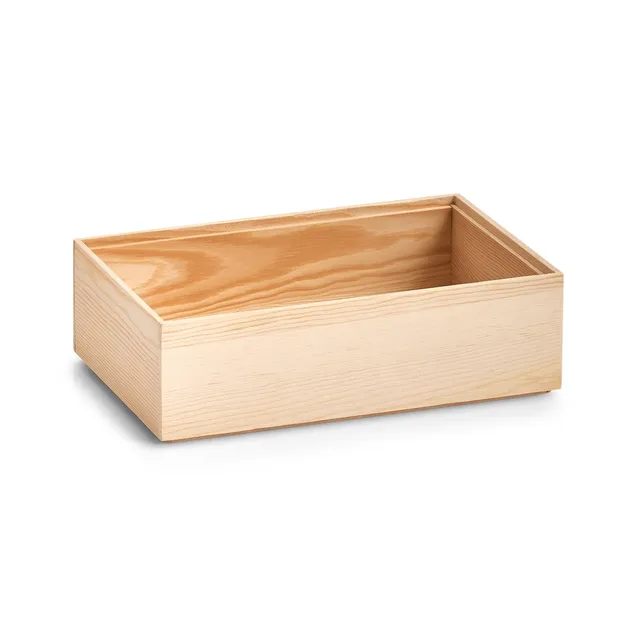 zeller-present-home-living-ordnungsbox-kiefer-holz-stapelbar image 1