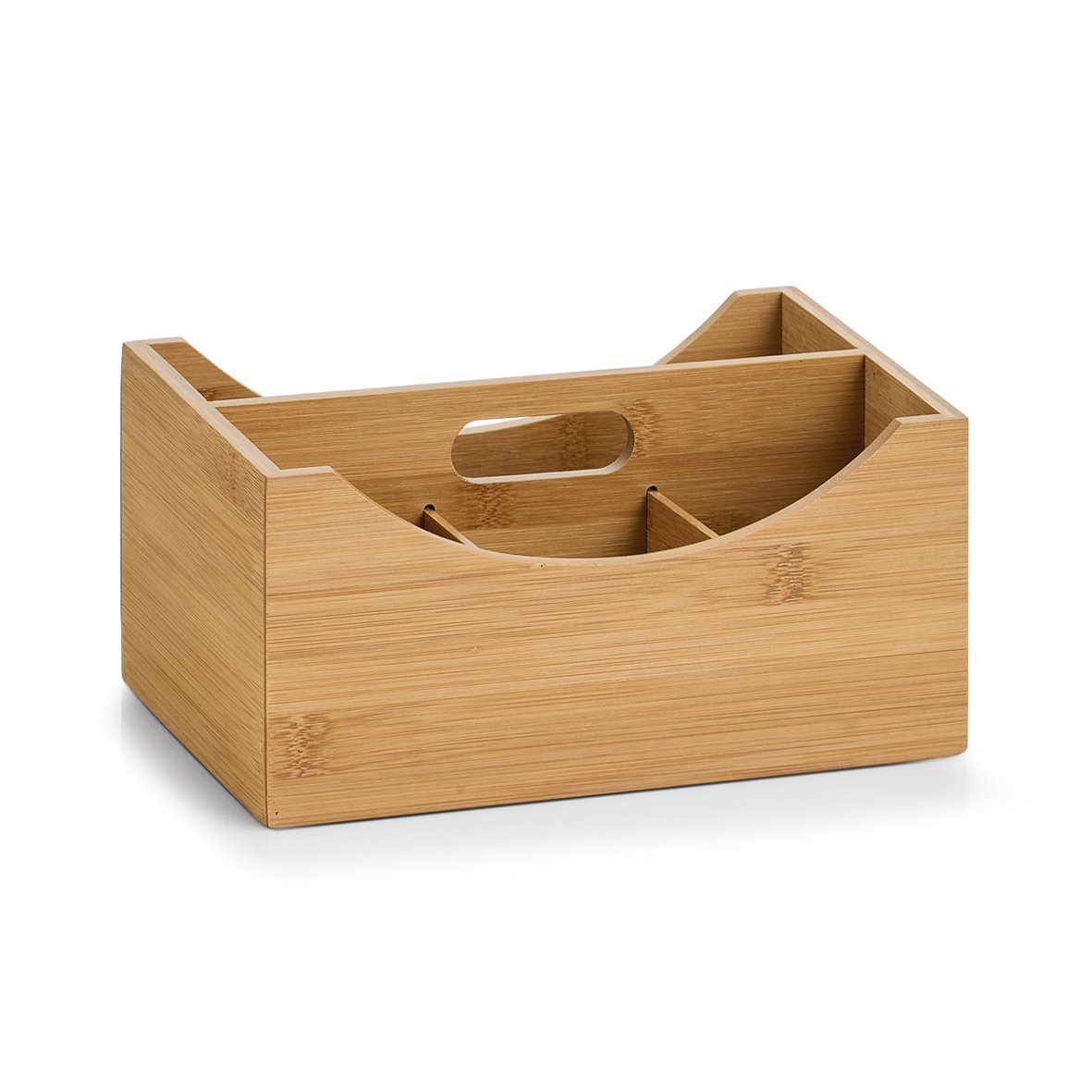 zeller-home-ordnungsbox-mit-griff-bambus-mdf-stapelbar image 1