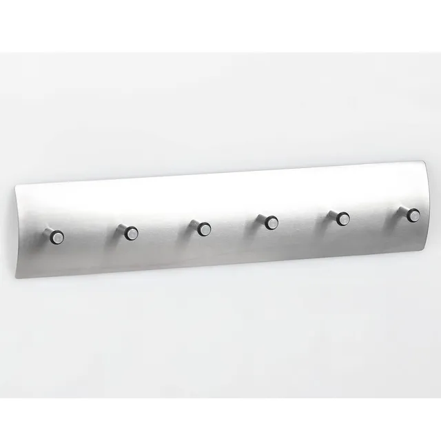 zeller-present-schl-sselboard-edelstahl-6-haken image 1