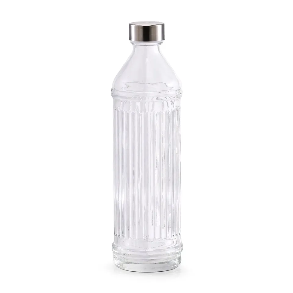 zeller-present-k-che-glasflasche-970-ml-mit-edelstahldeckel image 1