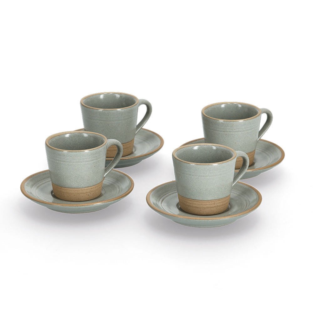 zeller-k-che-espresso-set-8-tlg-60-ml-steingut-mint image 1