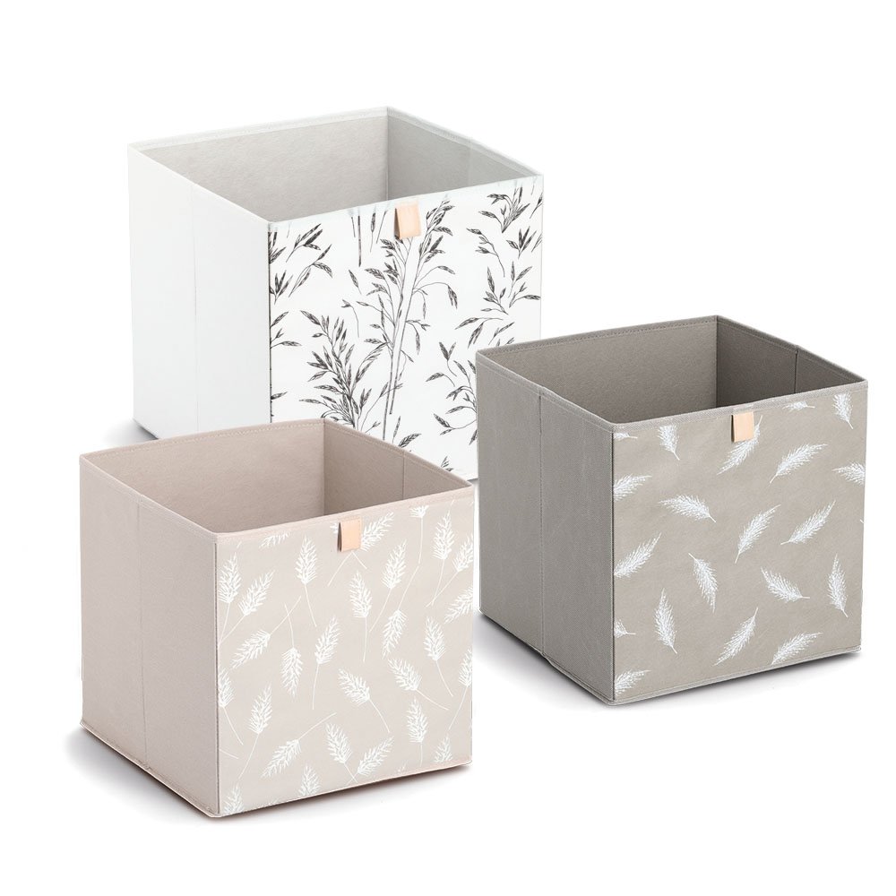 zeller-present-grass-aufbewahrungsbox-vlies-gr-ser-print-wei image 4