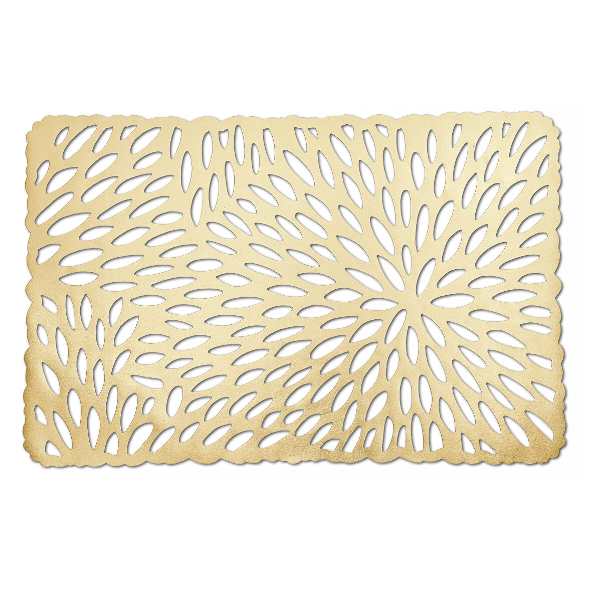 zeller-present-table-platzset-kunststoff-gold-abwischbar image 1